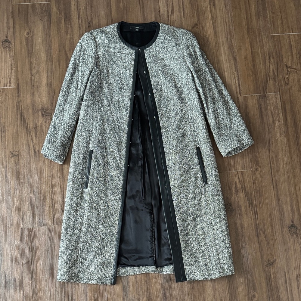 BOSS BLACK WHITE BROWN TRENCH - Picture 3 of 17